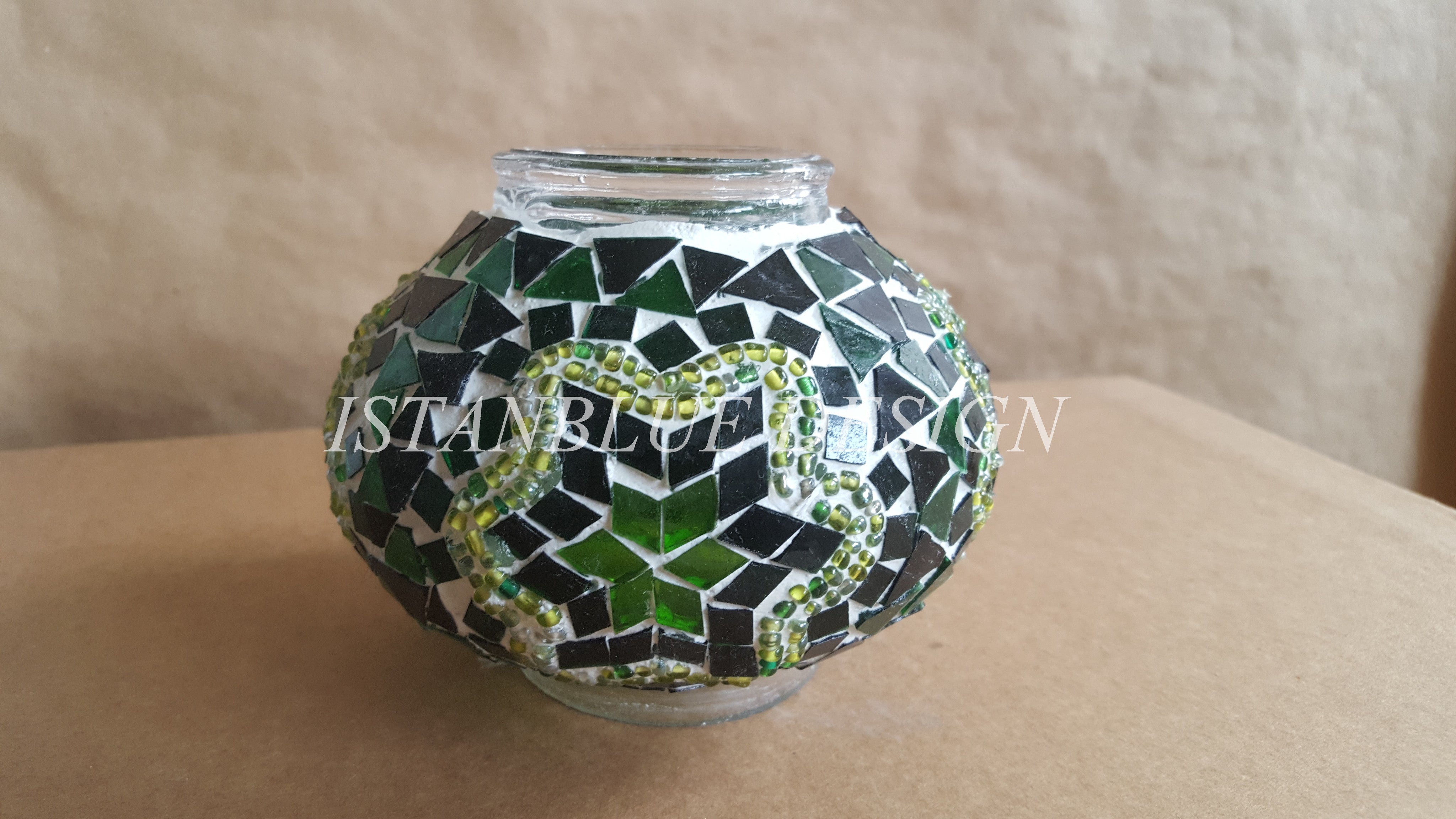 Turkish Handmade Mosaic 11 Globe Sultan Chandelier