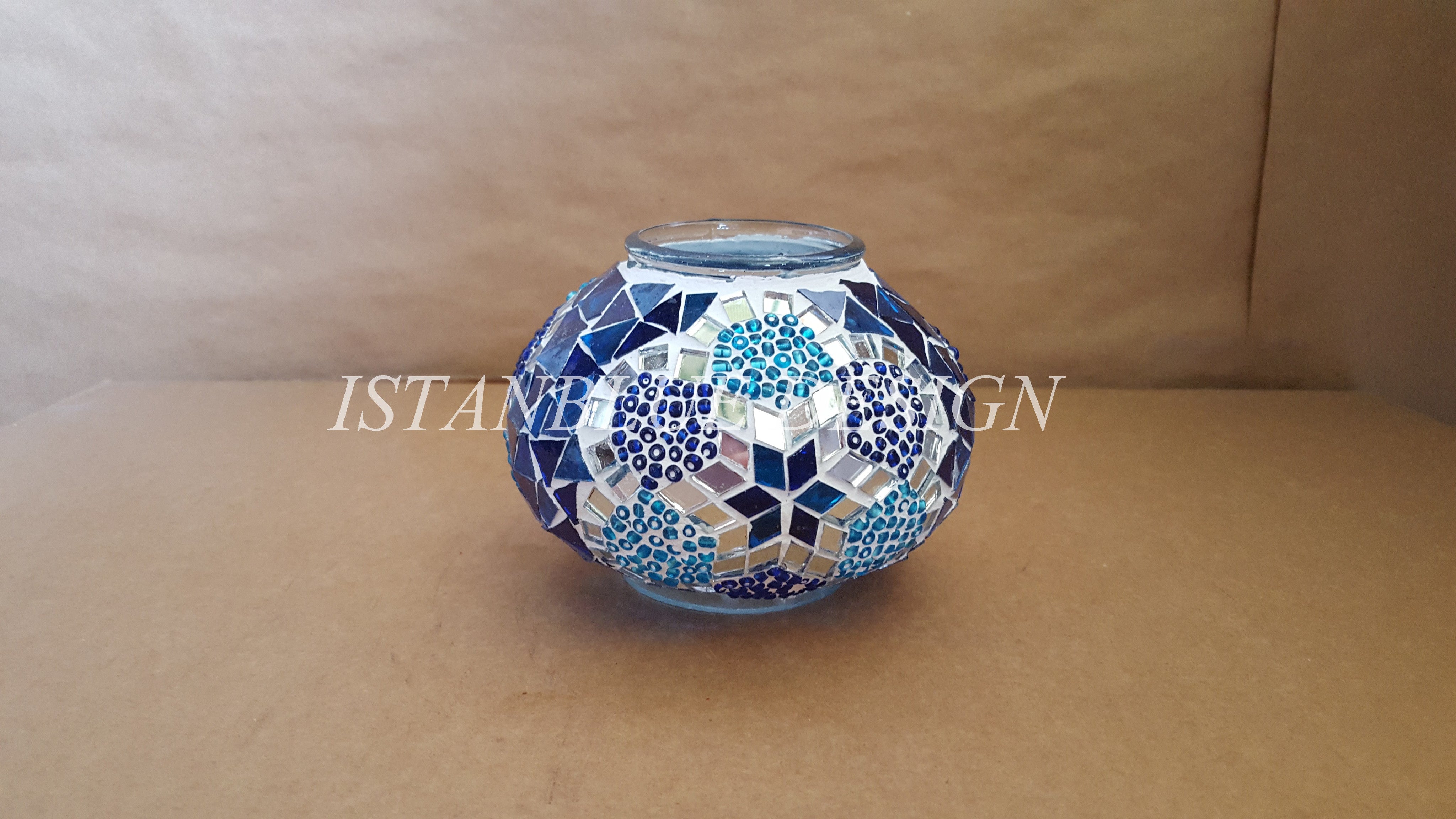 Turkish Handmade Mosaic 3 Arms Floor Lamp