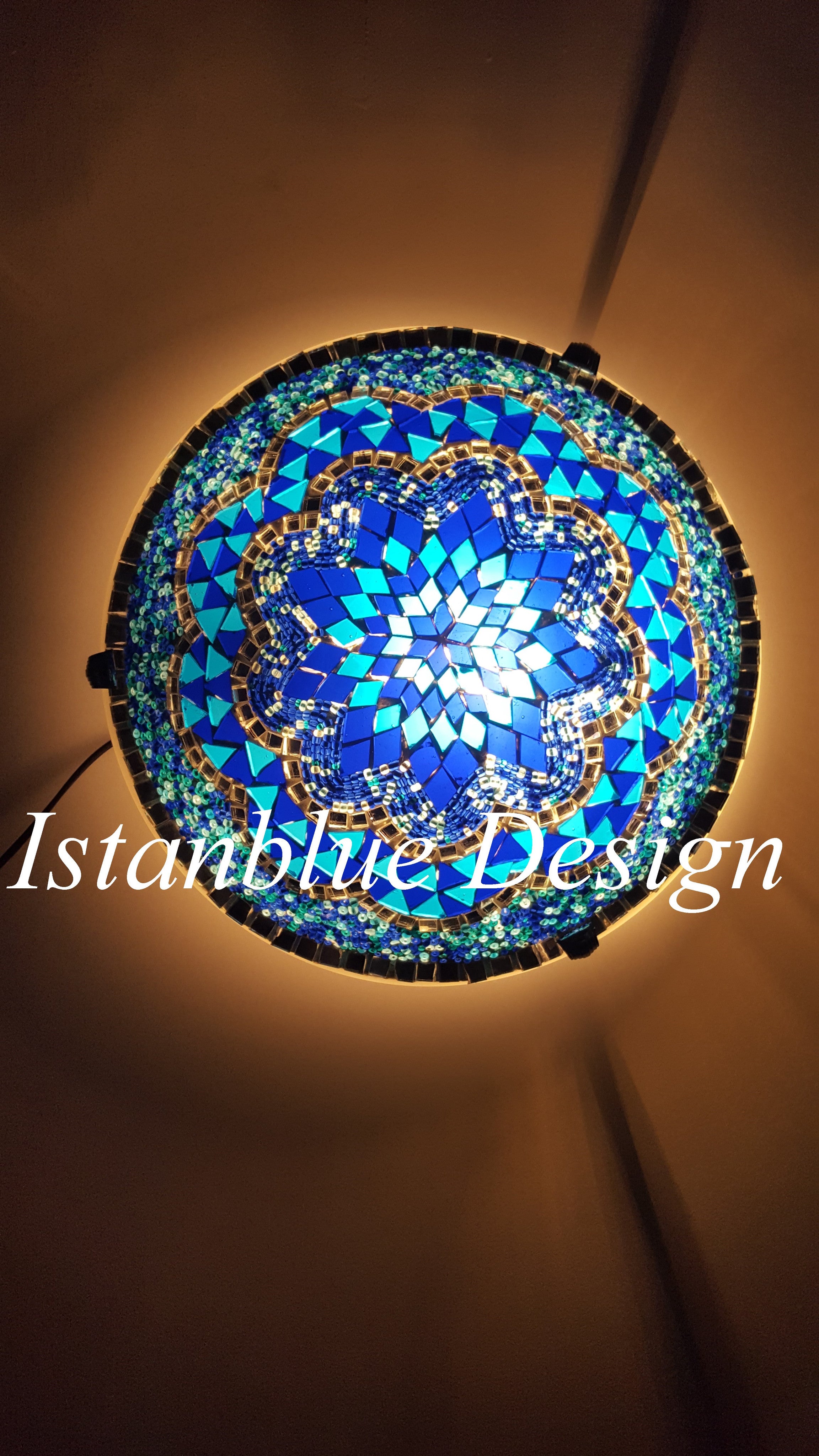 Turkish Mosaic 20 inch Wall Sconce