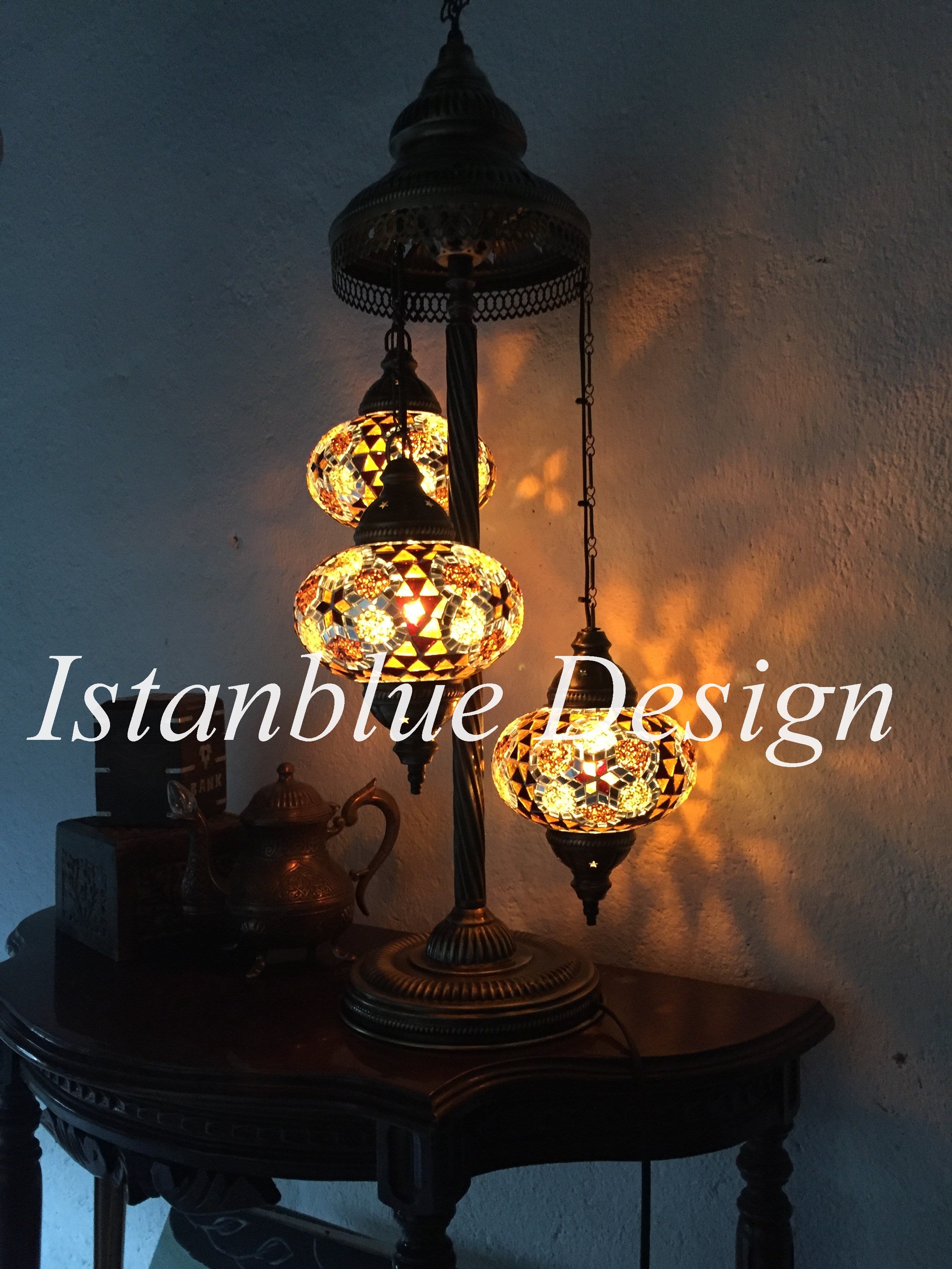Mosaic Ottoman table lamp