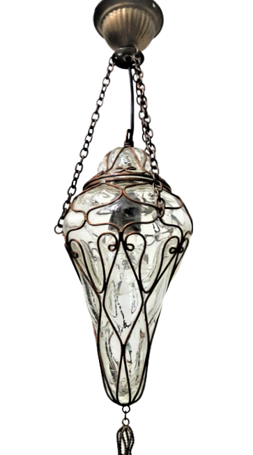 Filigree & Glass Pendant - Asa