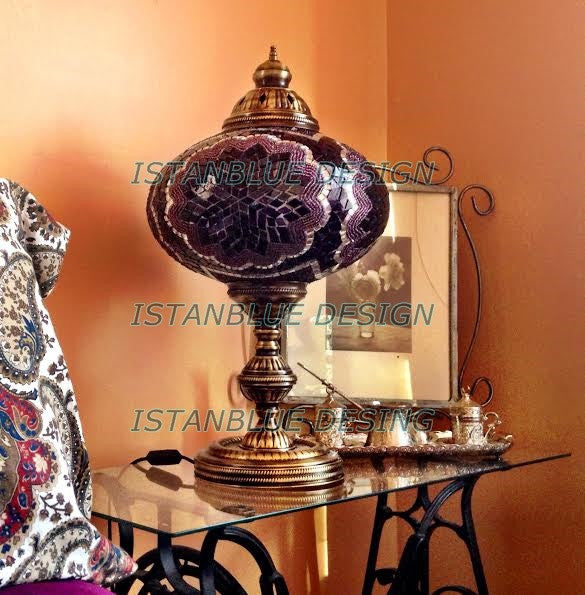 Stunning Turkish Handmade Table Lamp 15 INCH